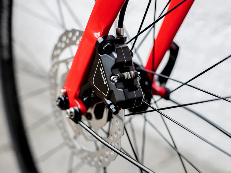 TREK FX 3 Disc Equipped Hybrid Bike in Viper Red to Cobra Blood-5
